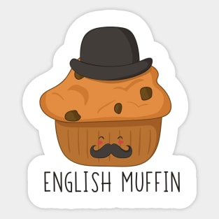 English Muffin Sticker